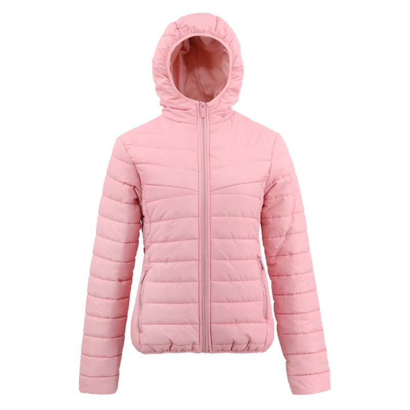 Women American Football Track Shiny Nylon Stadium Hiking Jacket Waterproof Smart Padding Jacket