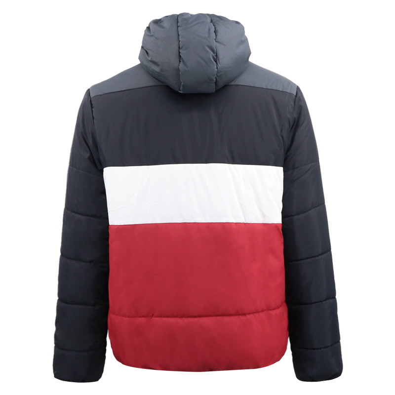 China Suppliers Mens Horse Riding Dark Grey Winter Long Reversable with Hooded Padding Jacket