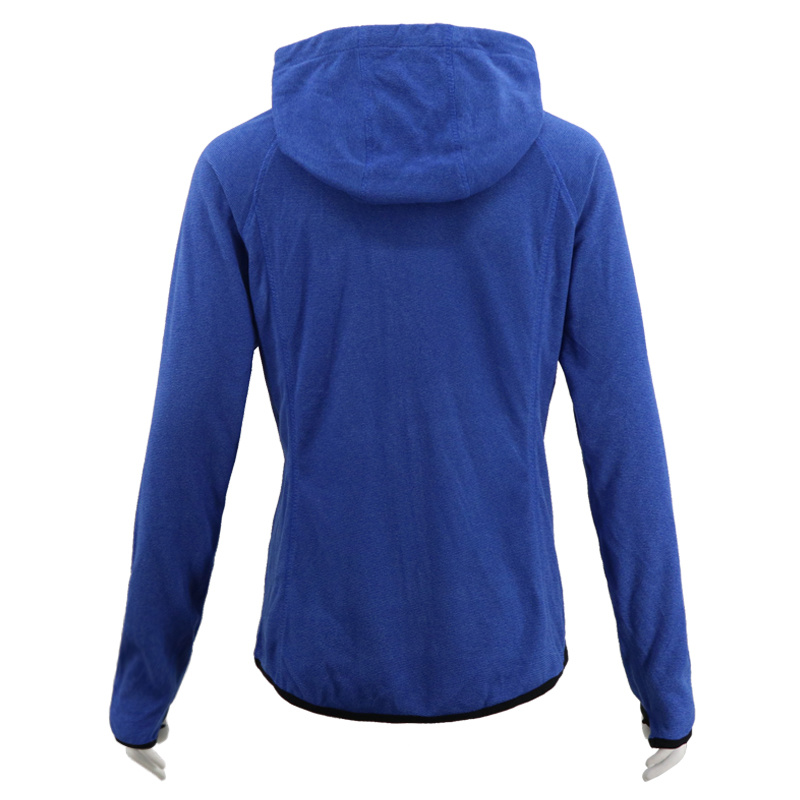 Ladies Sportswear Clothes Design Ideas Blue Brand Hoody Bicycle Activewear Women Appare Wholesale Jacket