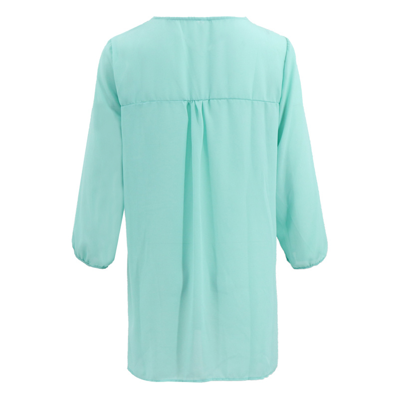 Fashion Design Ladies Tops Blouse Vintage Chiffon Women Formal Office Blouse and Shirt