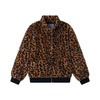 Women's fur leopard jacket, winter coat, fashionable jacket