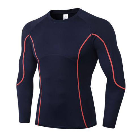 Men Smart Sport Branded Pullover Activewear Tank Top Clothes Football Long Sleeve Yoga Fitness Wear T Shirt Plain Black Clothing