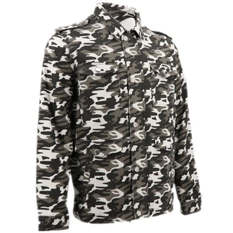 Top Fashion Trendy Casual Wholesale Latest Design Style Military Camouflage Colorful Printed Button Zip Bomber Cotton Jacket and Coats for Winter Men Clothing