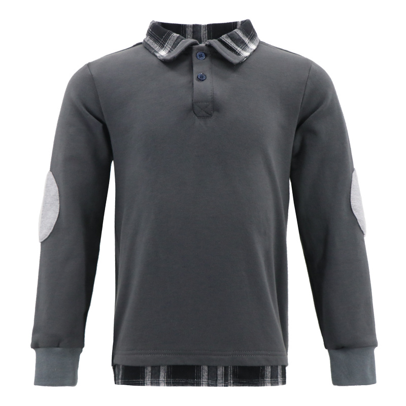 Children Latest Fashion Dress Designs Kids Long Sleeve Shirts for Boy