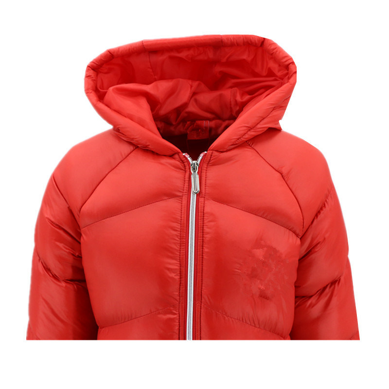 Eco-Friendly Kids Fashionable Clothing Winter Red Jacket Puffer Waterproof Sport Zipper Padded Boys Bomber Jacket