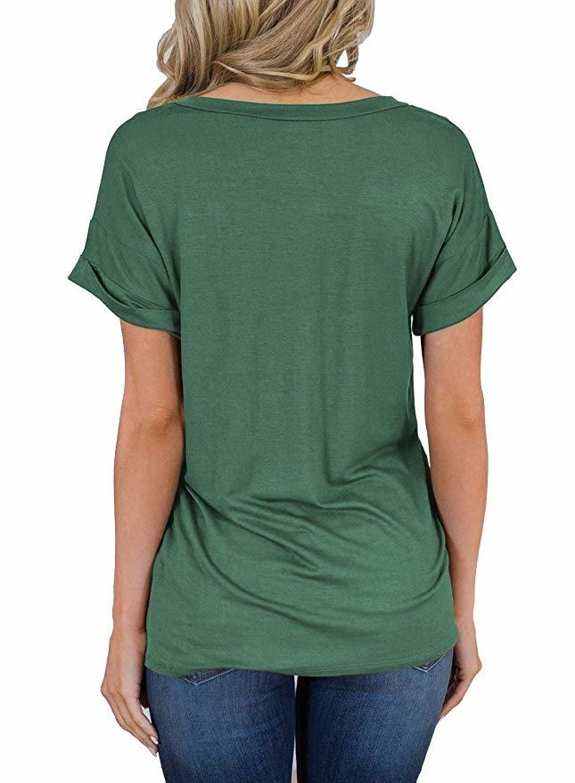 Girls Sexy Plain Blank Oversized Women Turtleneck Top T Shirt