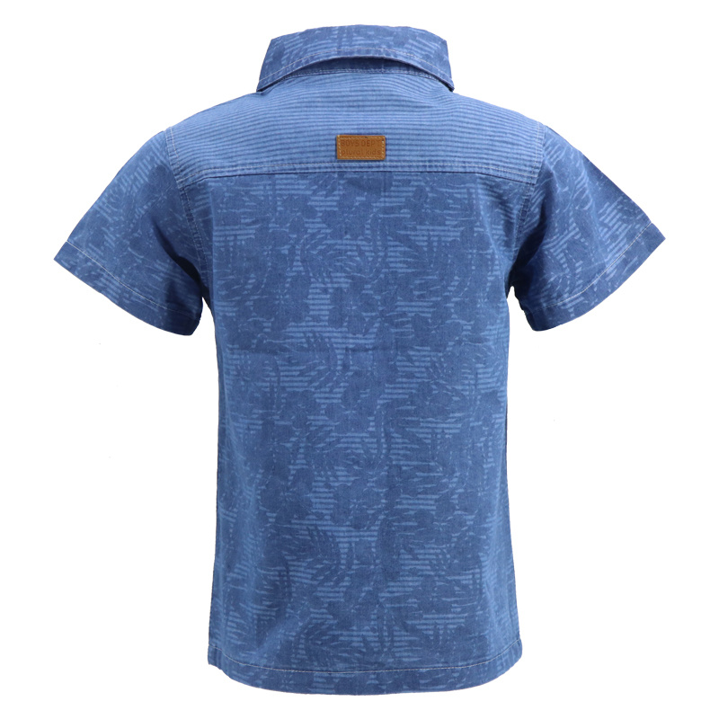 Wholesale Cheap Summer Clothes Clothing Cute Toddler Child Jean Denim Jacket T Shirt for Baby Boys Kids Children's