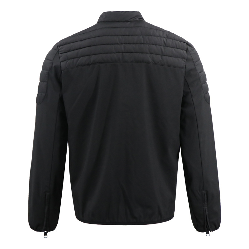 Men's Snowboard Ski Waterproof Shiny Down Varsity Fashion Trucker Stitching on Line Jacket