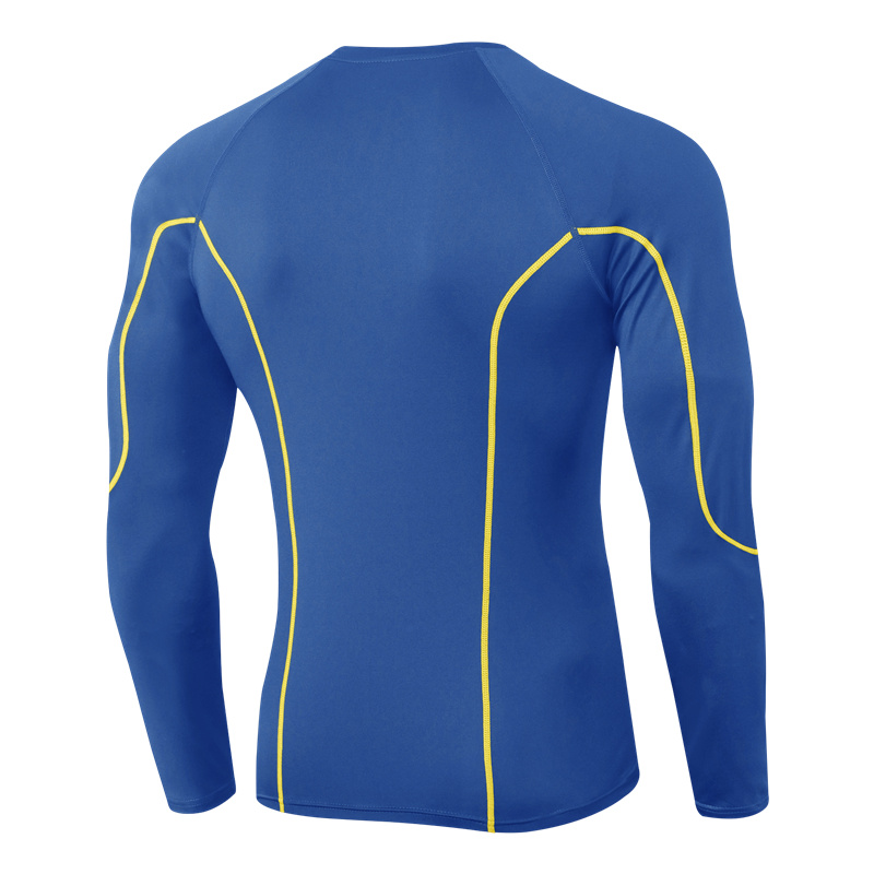 Men Smart Sport Branded Pullover Activewear Tank Top Clothes Football Long Sleeve Yoga Fitness Wear T Shirt Plain Black Clothing