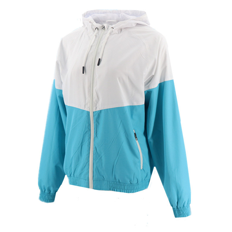 Women Riding Jacket Motorcycle Sportswear Wind Breaker Varsity White Hoodie Training Autumn Jacket
