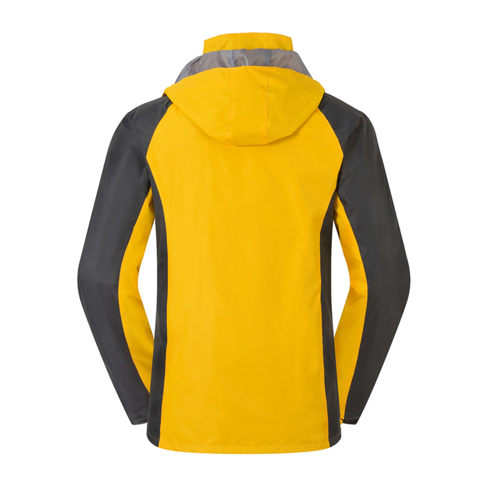 Custom Motorcycle Yellow Workout Clothes Sports Coat Velour Italian All Season Men Jacket