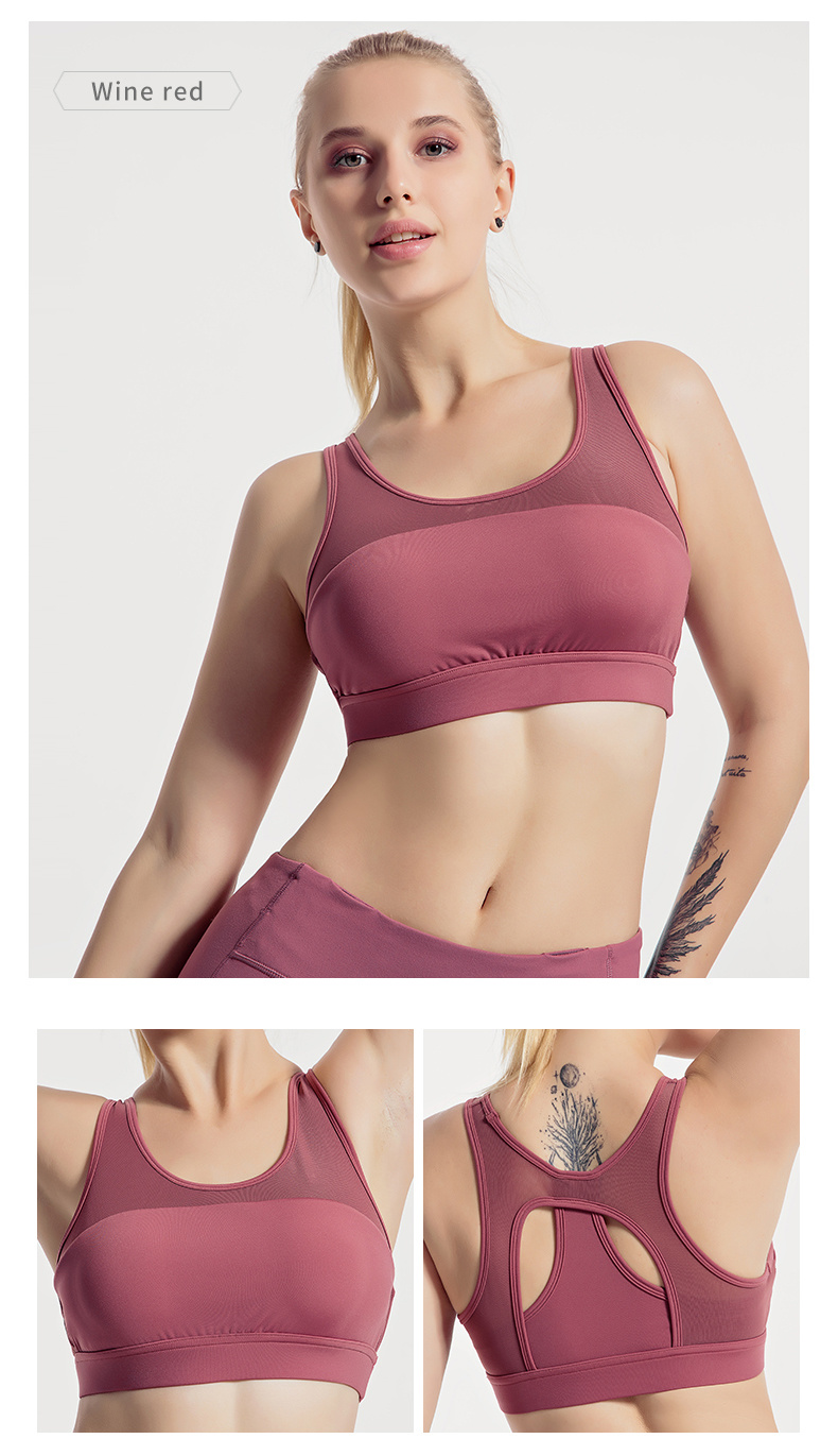 Ladies Clothes Yoga Apparel Wholesale Sports Fitness Wear Clothes Bra Gym Crop Supplier Fashion Activewear Vest Underwear Top for Women Training Sport Custom