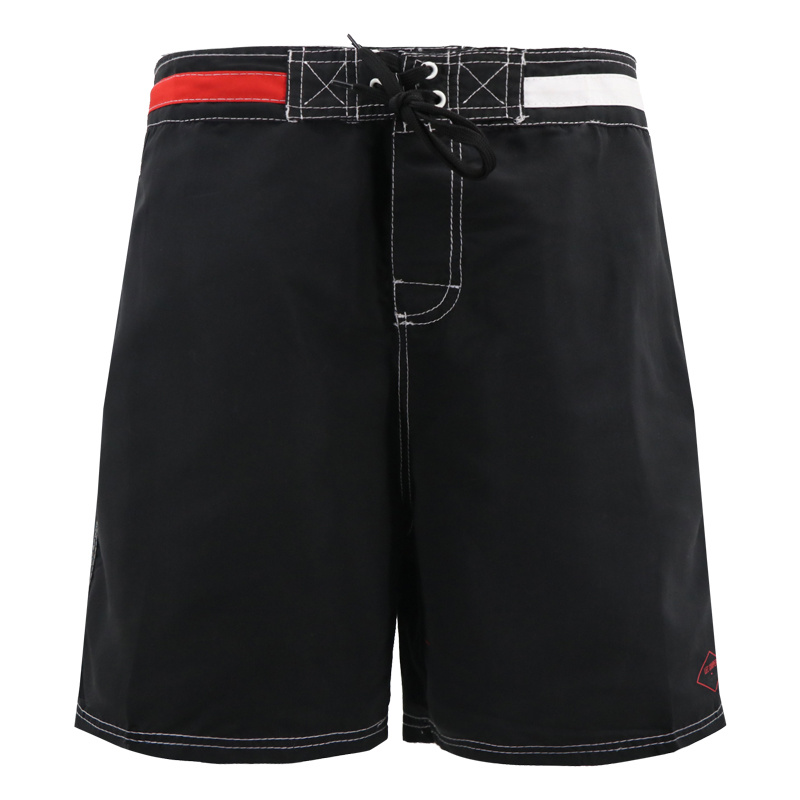 Custom Black Biker Designer Mens Color Block Compression Shorts