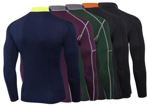 White and Black Apparel Tie Dye Long Full Sleeve T-Shirt for Men Clothing Garment