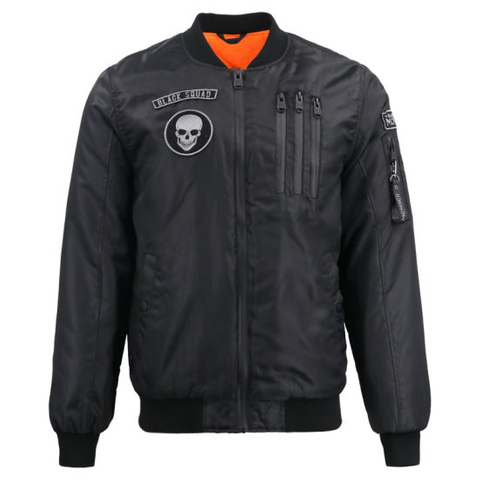 Fashion Men Nylon Bomber Black Puffer Custom Motorcycle Winter Man Down for Jacket