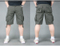 Mens Streetwear Shorts High Waisted Denim Custom Black Cargo Cotton Basketball Shorts