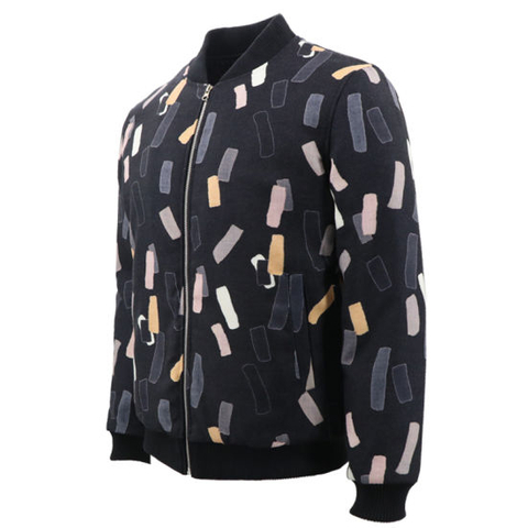 Designer Private Label Custom Logo Wholesale Winter Outdoor Printed Fleece Pilot Jacket for Suit Men New Fashion Wool Fitted Slim High Quality Bomber Clothing