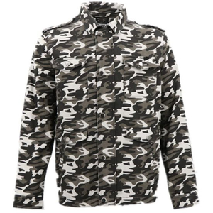Top Fashion Trendy Casual Wholesale Latest Design Style Military Camouflage Colorful Printed Button Zip Bomber Cotton Jacket and Coats for Winter Men Clothing