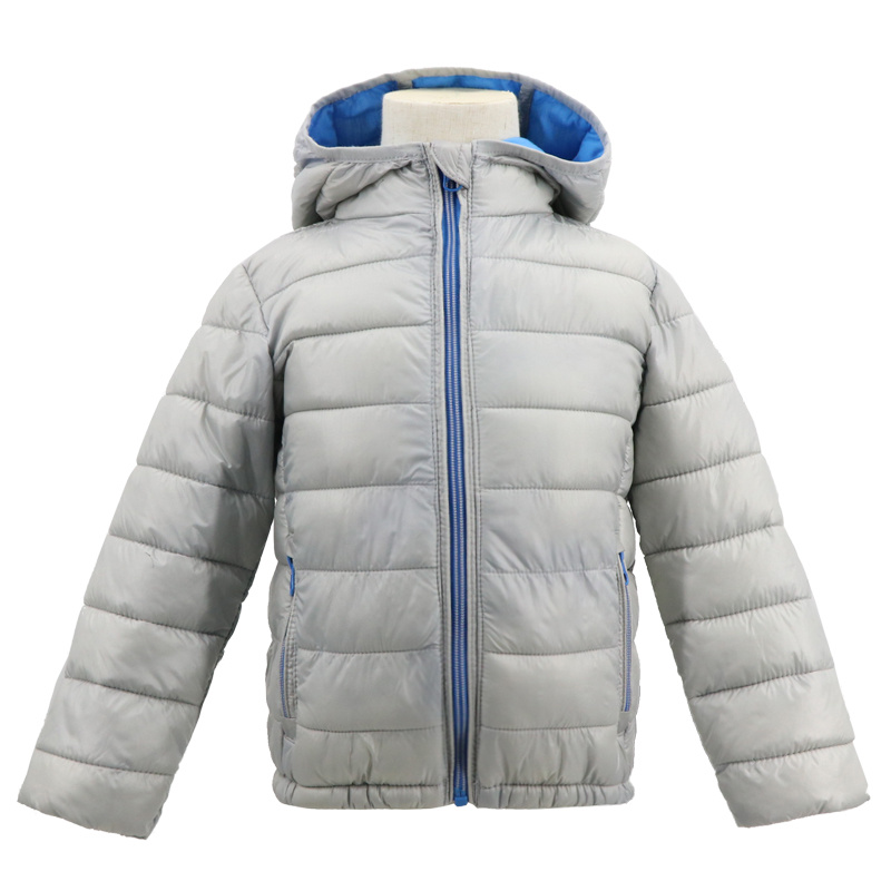 Chinese Puffer Winter Heavy Bubble Cycling Breathable Trench Wear Nylon Polyamide Windbreaker Warm Ultralight Down Padded Coat Jacket for Kids