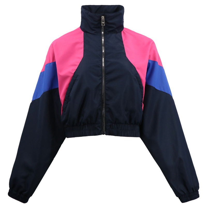 Lady Sexy Summer Windbreaker Softshell Polyester Sportswear Running Women Athletic Warm Jacket
