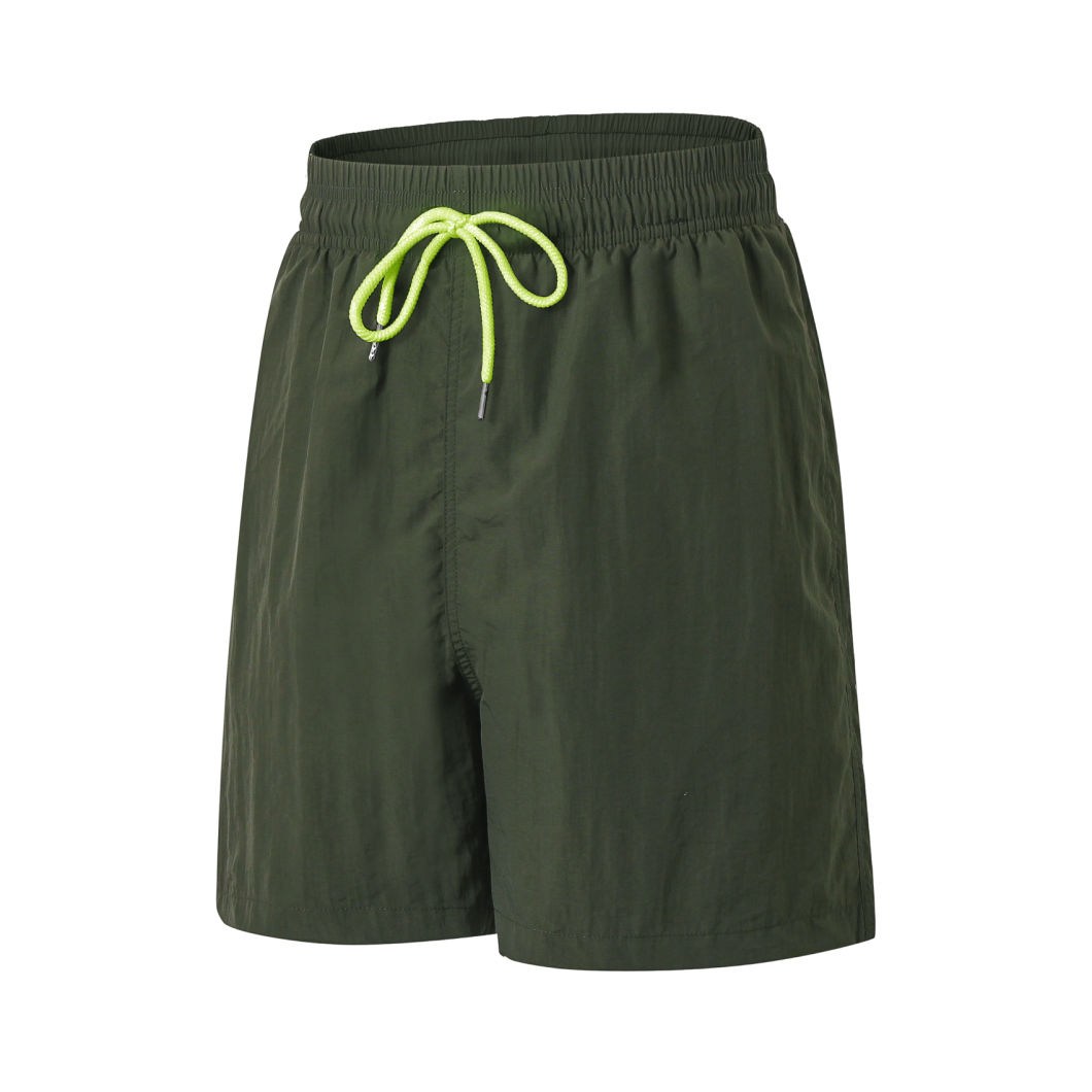 Men Custom Double Layer Mesh Black Nylon School Streetwear Sports Basketball Running Gym Sweatpants Short Logo