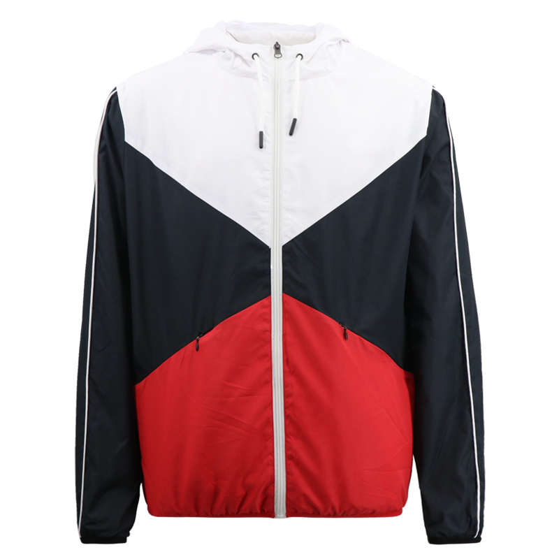 Waterproof Breathable Rain Winter Plain Coat Soft Shell Outdoor Zipper Hoodie Wear Light Windbreaker Parka Summer White Nylon Jacket for Men Clothes