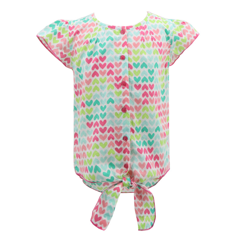 OEM China Latest Design Modern Trendy Stylish Knit Casual Loose Plus Size Clothing Shiny Sexy Shirt Top Blouse for Kids Children Child Girls'