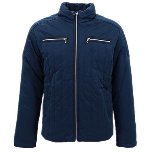 Designer Fashion Custom Made Logo Padded Office Classic Puff Motorcycle Outer Youth Winter Clothing Mens Quilted Bomber Suede Coat Jacket Blue for Male Outdoor