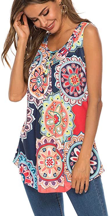 Ladies Knit Graphic Streetwear Shorts Sleeveless and Vest Tank Top T Shirt for Women Summer Cotton