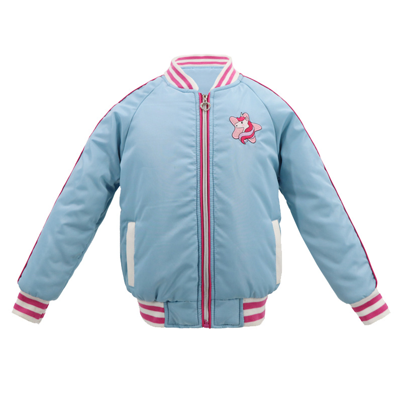 Factory Kids Baby Party Dress Leather Jacket Children 7 Year Girl's Bomber Jacket