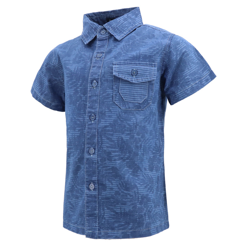 Wholesale Cheap Summer Clothes Clothing Cute Toddler Child Jean Denim Jacket T Shirt for Baby Boys Kids Children's