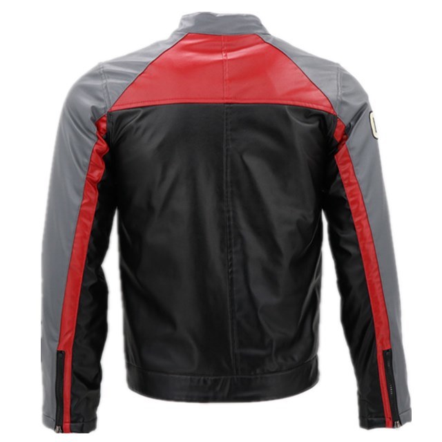 Wholesale Cheap Top Popular Designer New Stylish Fashion Winter Vintage Real Brown Motorcycle Biker Riding Classic PU Leather Slim Bomber Varsity Jacket For Men