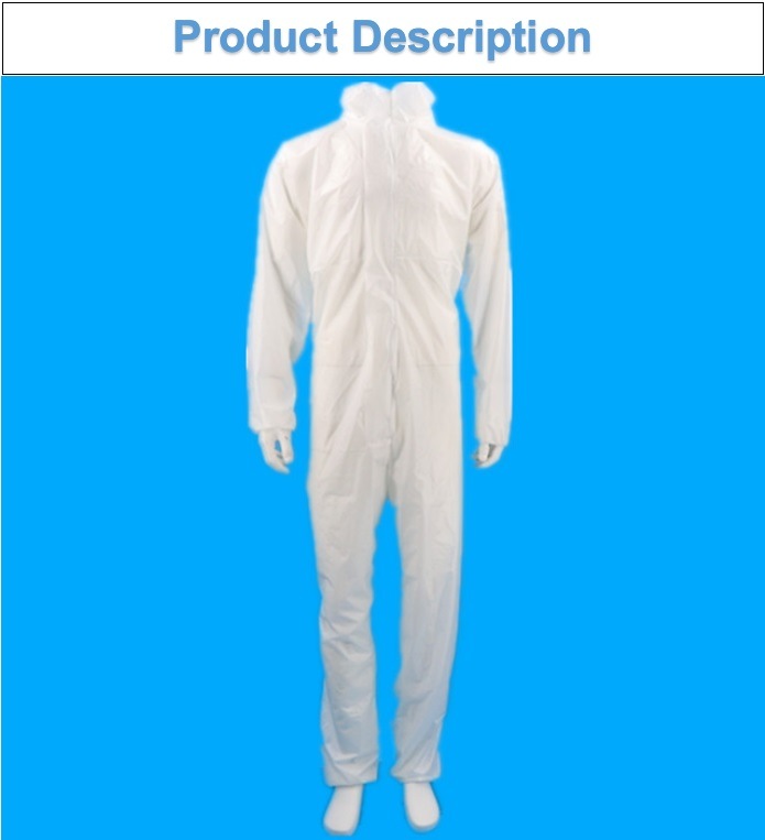 Custom High Quality Disposable Civil Coverall Suit Chemical Anti Pollution Virus Safety Exposure Protective Clothing Clothes Garment