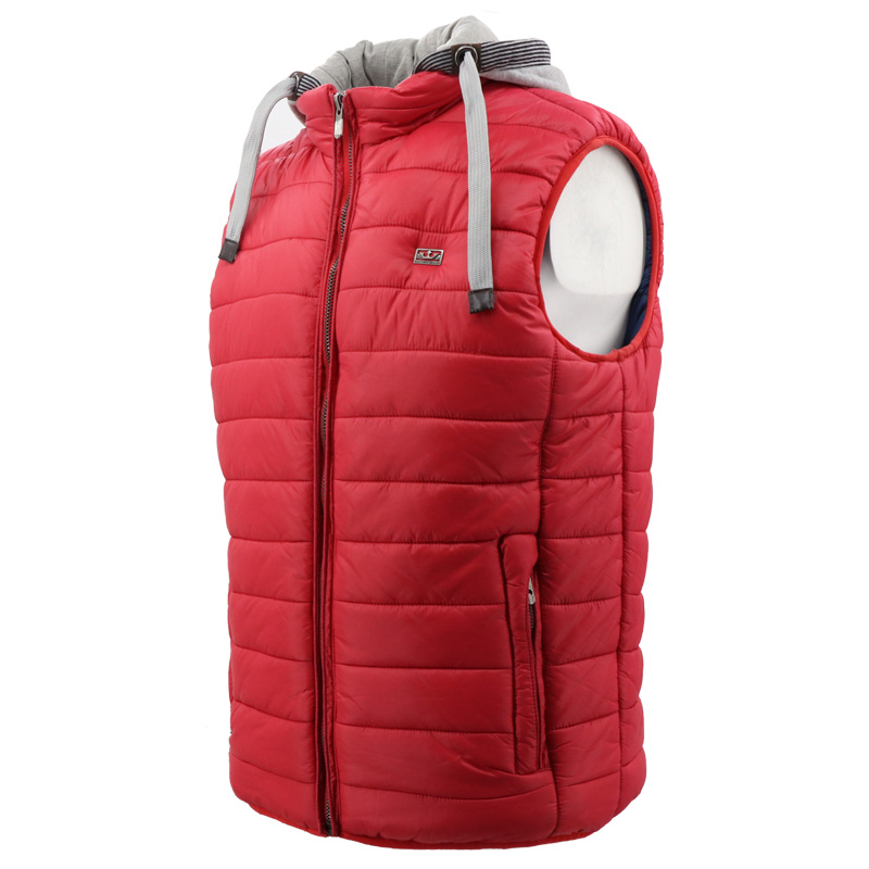 Waterproof Camo Plus Size Down Padding Parka Outdoor Puffer Coat Sleeveless Clothing Winter Wears Jacket Fleece Hoddie Shirt Red Vest for Men Manufacturer
