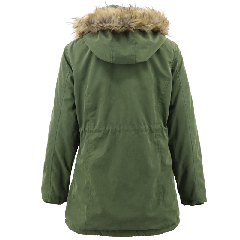Chinese Winter Clothing Manufacturers Fashion Parka Hooodies with Fur Custom Women Plus Coat