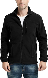 Wholesale Custom Zip-up Men's Polar Fleece Jacket for Winter