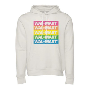 Ultra Soft Walmart Rainbow Men's Graphic Hoodie