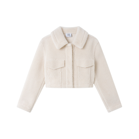 Women's fur jacket, winter coat, fashionable jacket