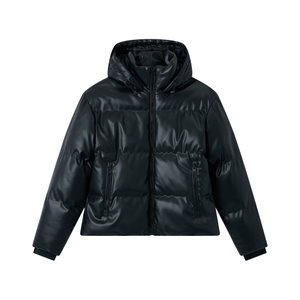 Women's PU jacket, winter coat, fashionable jacket