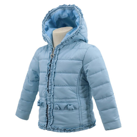 Wholesale Polyester Kids Jacket with Hood Latest Mini Waterproof Jacket for Girls