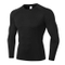 Men Smart Sport Branded Pullover Activewear Tank Top Clothes Football Long Sleeve Yoga Fitness Wear T Shirt Plain Black Clothing