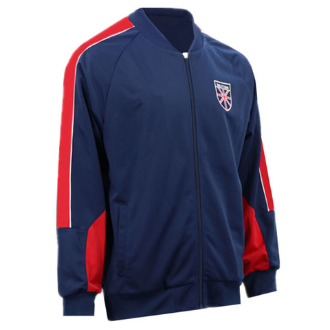 Wholesale Vintage Urban Mens Sporting Varsity Uniform Tracksuit Workout Sports Wear Gym Apparel Clothing Zipper with Logo Fitness Sportswear Manufacturers China