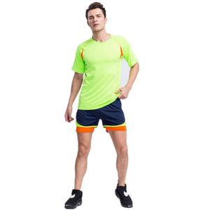 Men Vintage Sleeveless T-Shirt Goalkeeper Jersey 2 Picece Short Sweatshirts Sleeve Yoga Shirt and Shorts Set