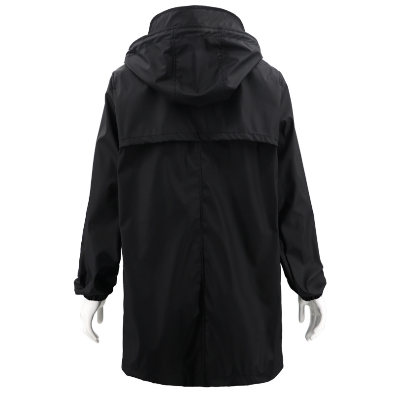 Korean Style Fashion Women Long Parka Motorcycle Leather New Model OEM Coat