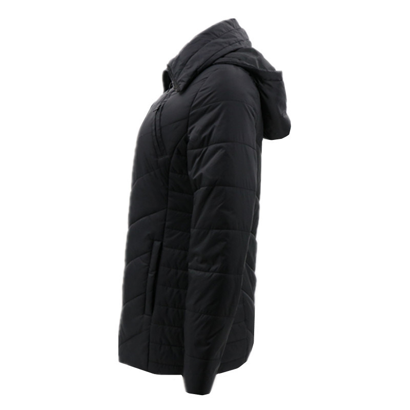 Outdoor Winter Wholesale Fashion Soft Shell Polyester Coat Black Puffer High Quality Custom With Stylish Logo Parka Warm Hooded Long Blazer Women Sale Jacket