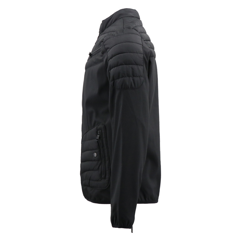 Men's Snowboard Ski Waterproof Shiny Down Varsity Fashion Trucker Stitching on Line Jacket