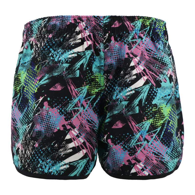 Women Sport Summer Yoga Pants Active Wear Fitness Leggings Full Printing Shorts