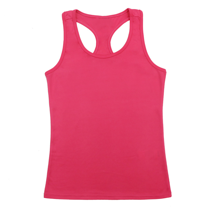 Wholesale Custom Designs Fashion Sleeveless Loose Solid Color Shirt Workout Sport Running Fitness Gym Sexy Tank Top Waistcoat Vest for Female Ladies Women