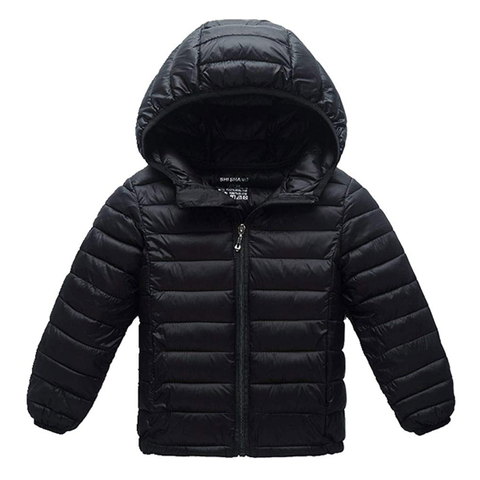 Boys Puffer Hoodie Winter Padding Down Jackets