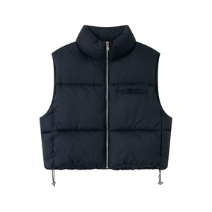 Women's 40D nylon vest, winter coat, fashionable jacket